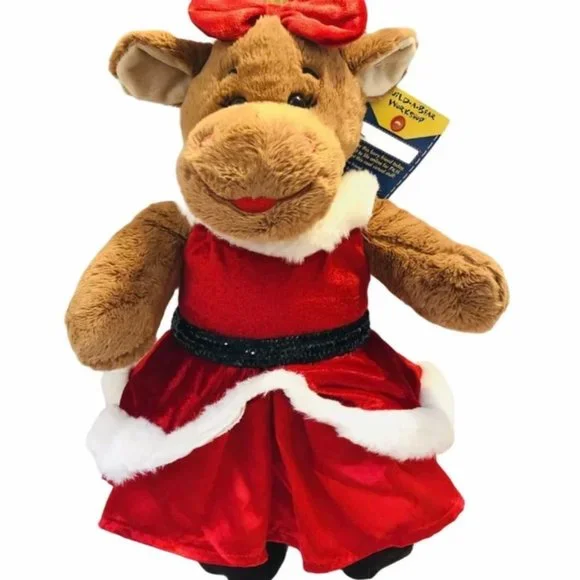 build a bear christmas dress Build A Bear Christmas Brown Reindeer Plush Dress, Roller Skates Clothes  Deer